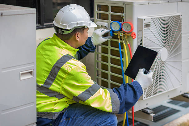 Professional Ductwork Repair technician working in Baldwin, MI